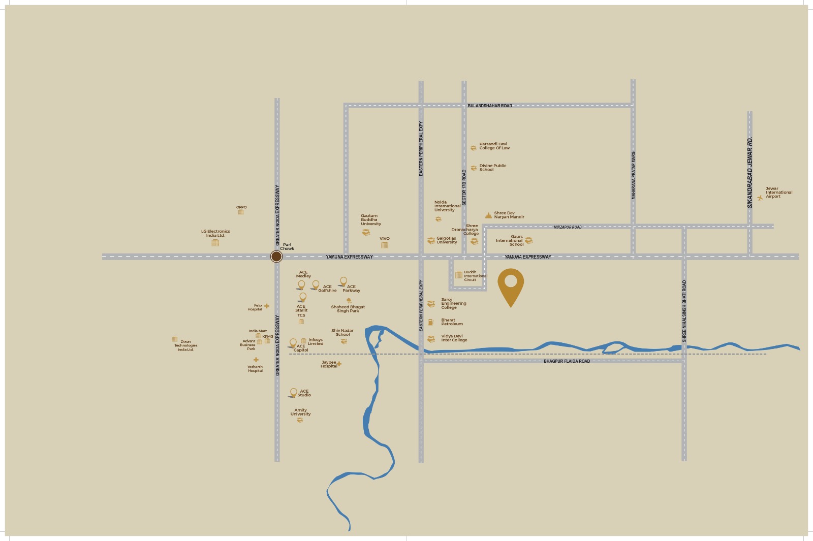 ACE Hanei location map